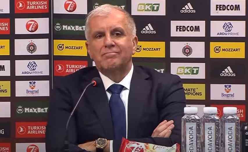 Partizan ponovo izgubio, Obradović utučen